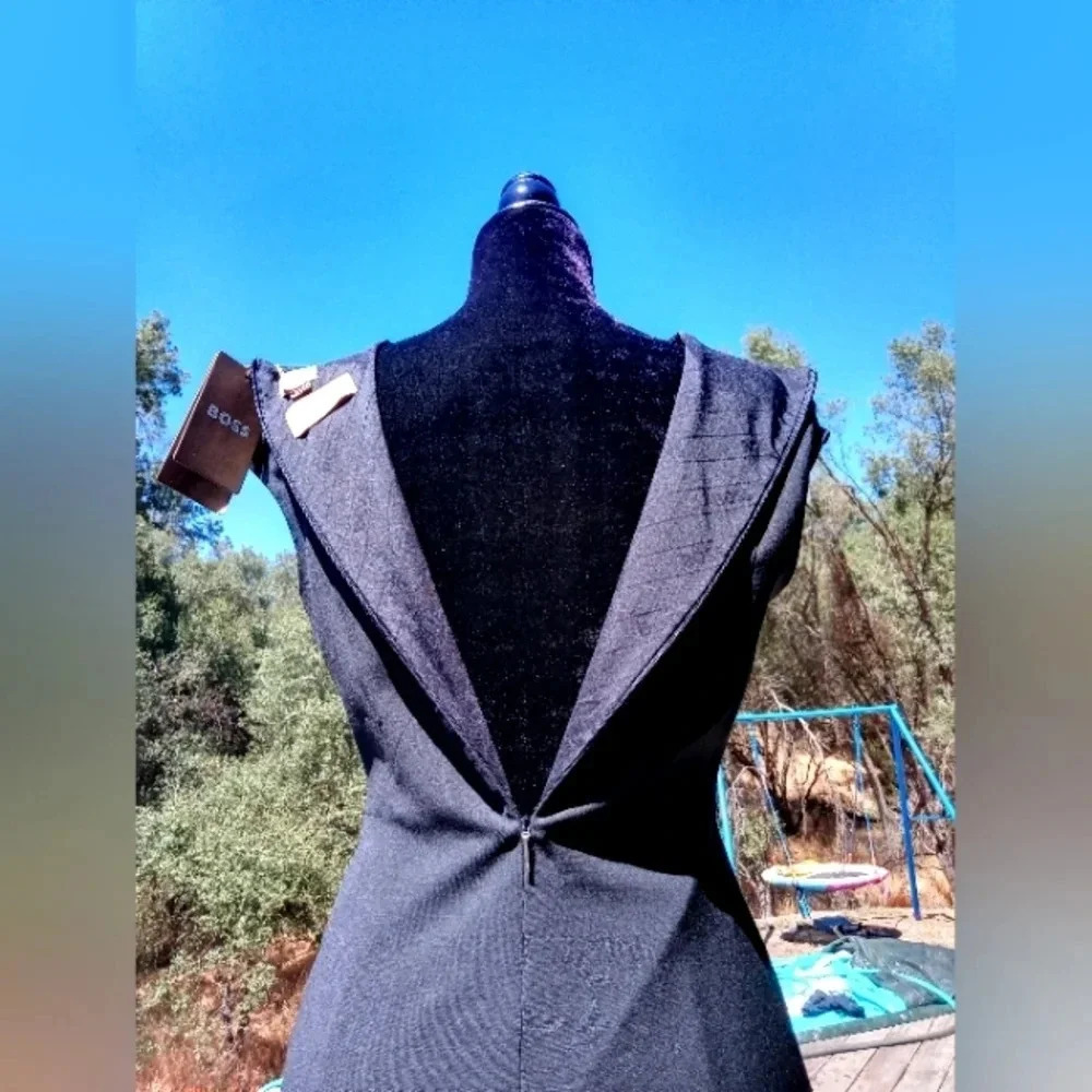 HUGO BOSS nwt $495 Dironah Wool Sheath Dress - Picture 3 of 11